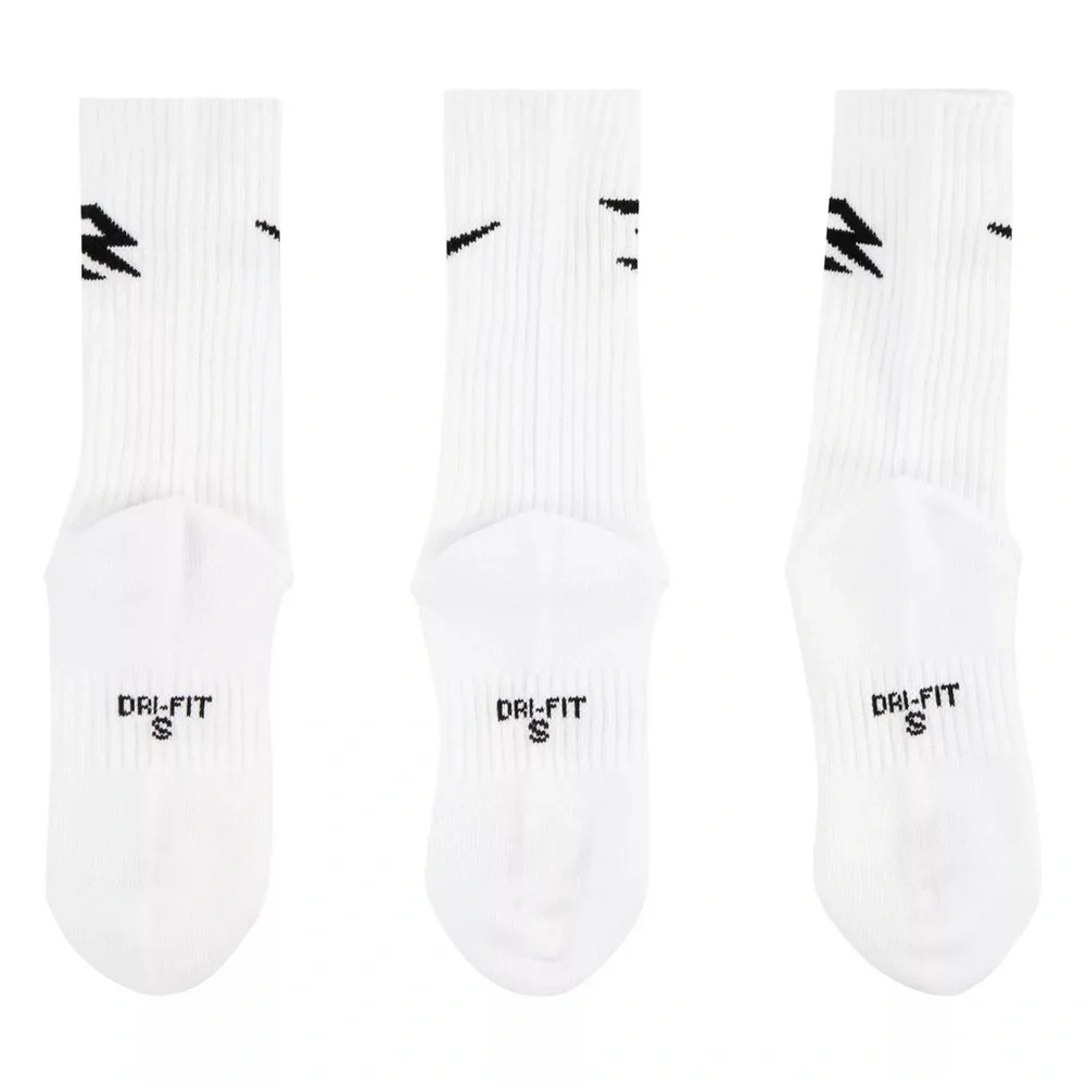 Nike DRI-FIT 3BRAND Performance Training Cushioned crew Socks 6 Pair Pack